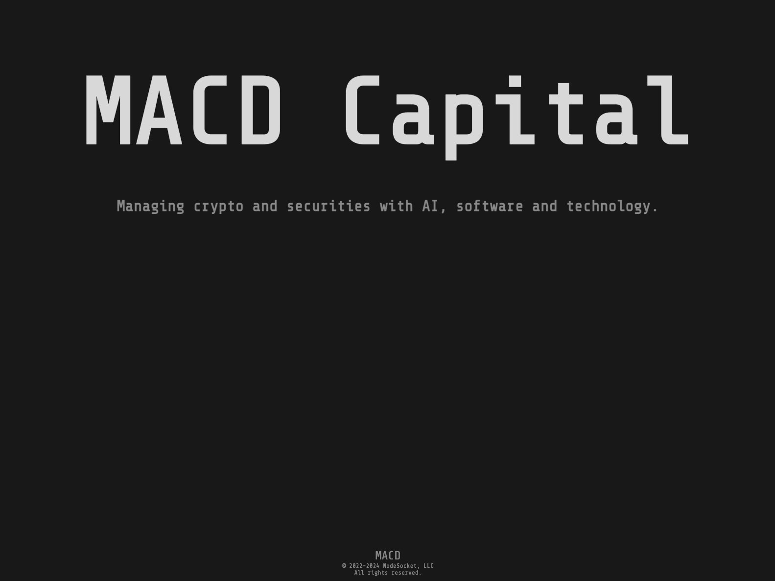 MACD Capital